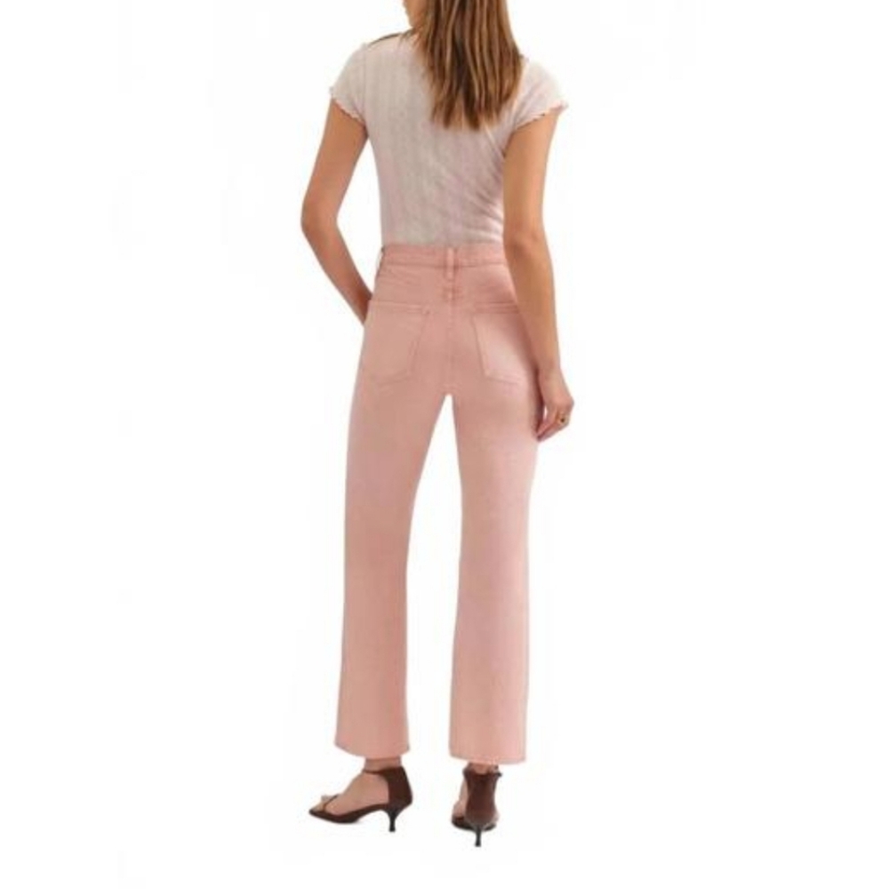 DAZE Soho High Rise Ankle Flare Jeans in Rosewater Pink NWT 29 - Picture 3 of 8